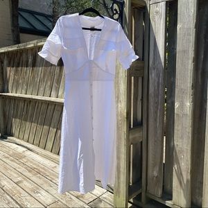 White Linen ASOS Dress